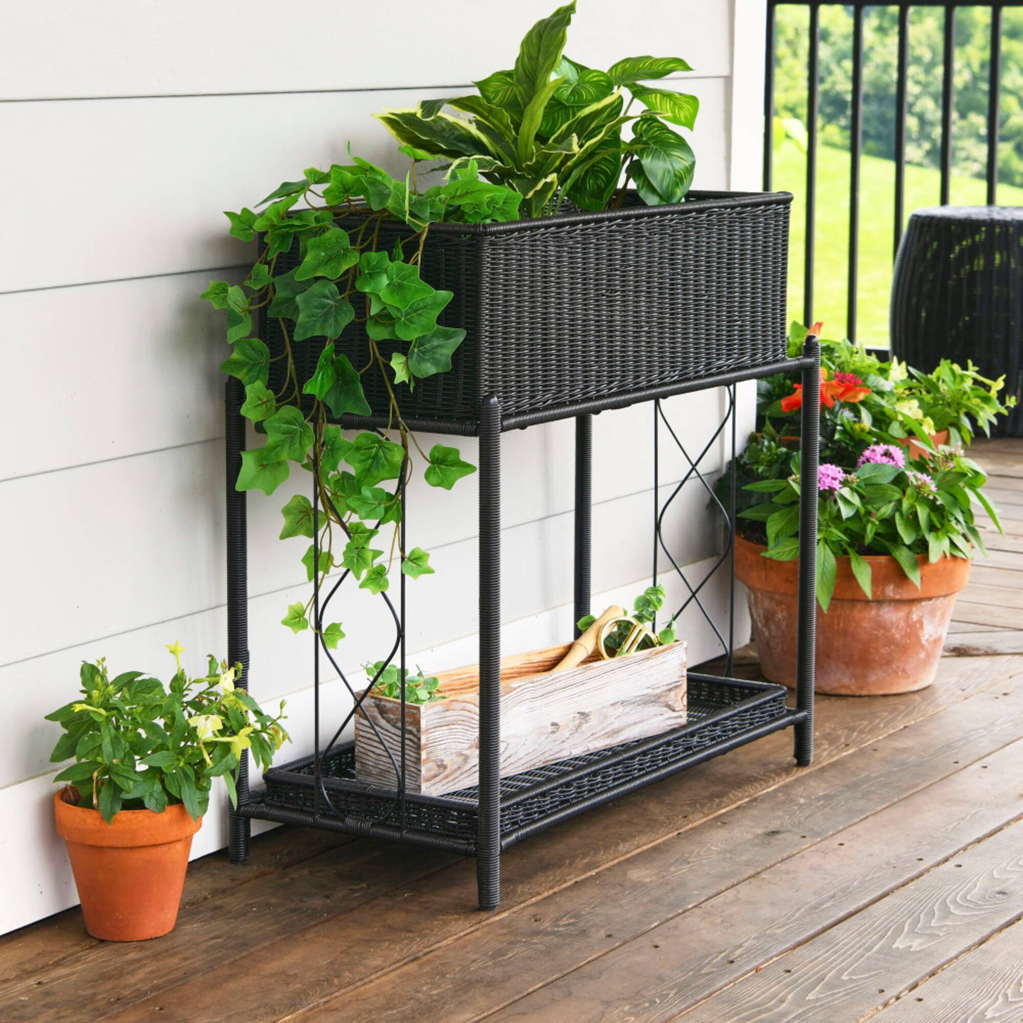 Household Essentials Raised Plant Stand